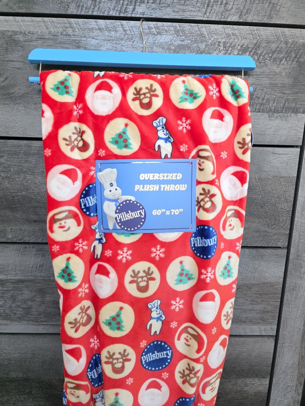 Pillsbury Oversized Plush Throw Blanket Christmas Holiday New Viral